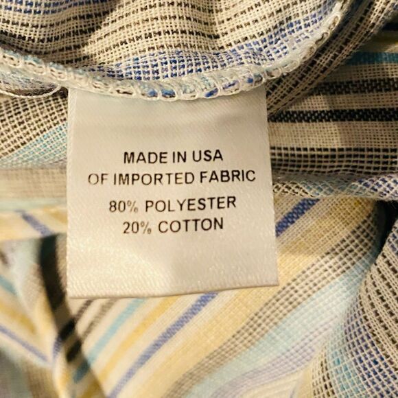 Drew Anthropologie Blue Multicolor Striped Drawstring Jumpsuit Size XS - Picture 6 of 7